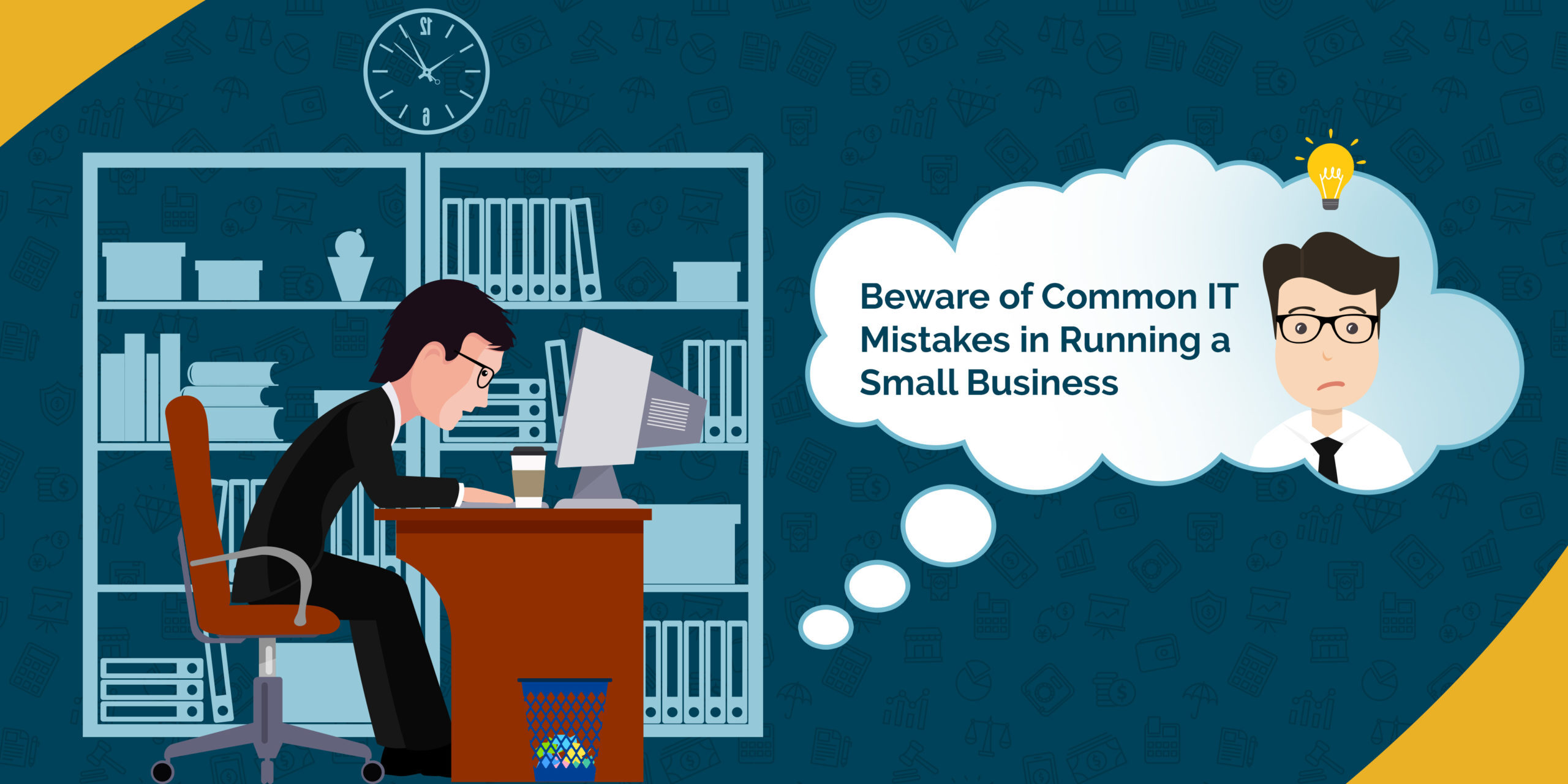 Blog Header For Common IT Mistakes In Running A Small Business scaled
