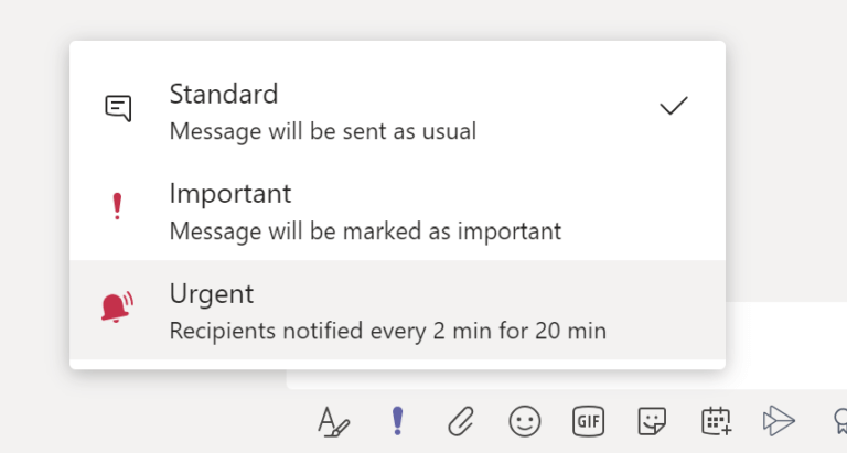 Urgent Message Microsoft Teams Tips and Tricks 768x411