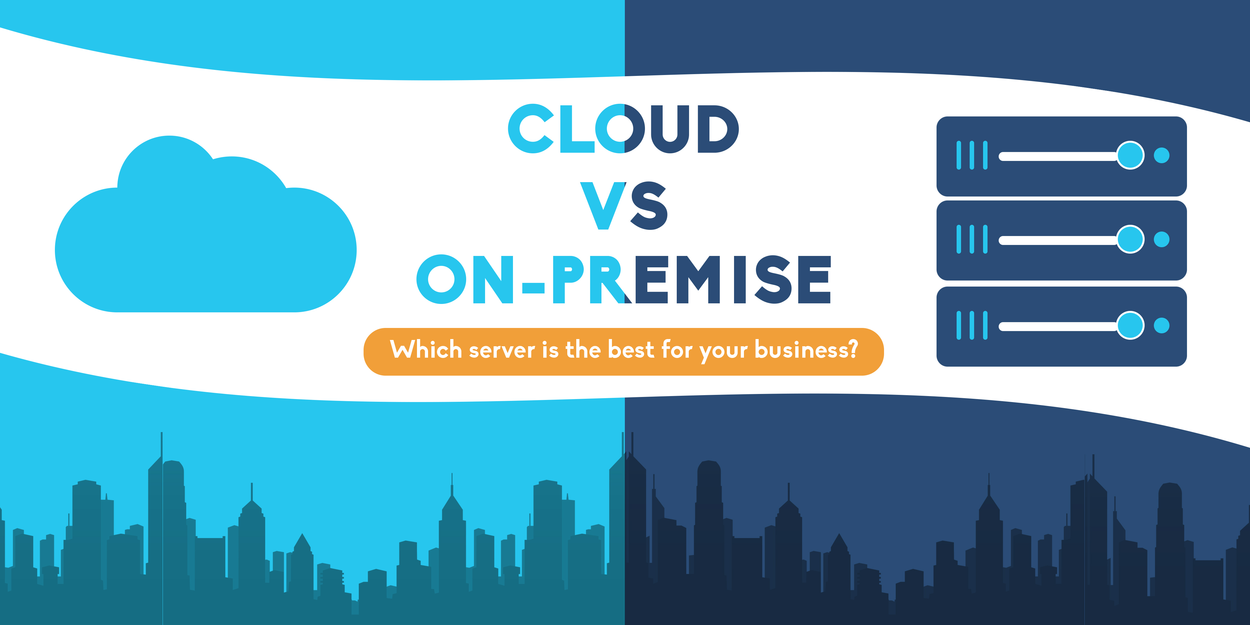 Cloud vs On Premise Which server is the best for your business Header FA